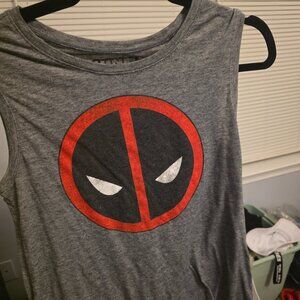 MARVEL Womens Tank Deadpool Small
